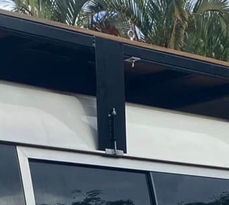 2x OZ10 DIY Gutter Mount Tower Long Clamp