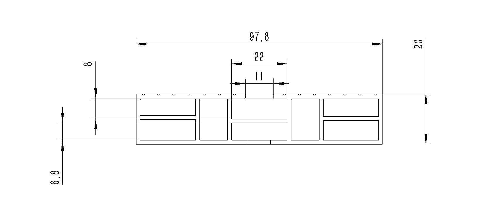 4x OZ145 Roof Cross Bar 1450mm