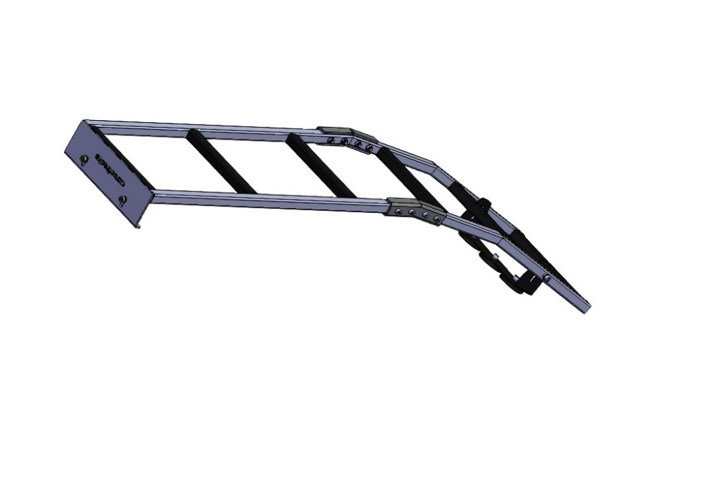 10x OZ147 Stainless Steel Gutter Ladder 147CM