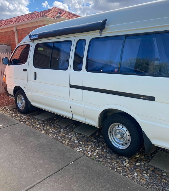 2x OZ15 Awning Gutter Mount Stainless Steel Bracket