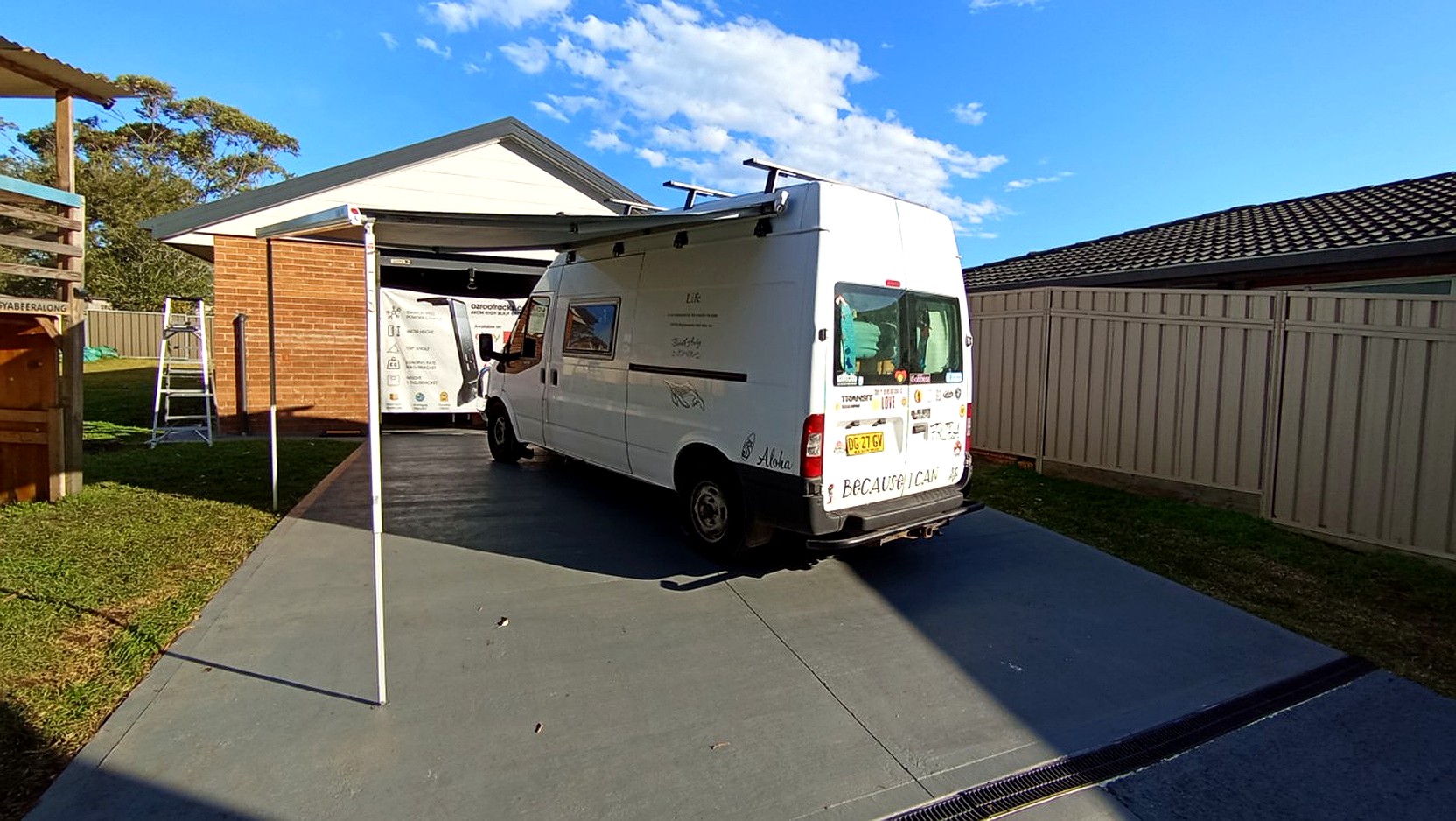 Ozroofracks | Van Gutter Mount Roof Rack